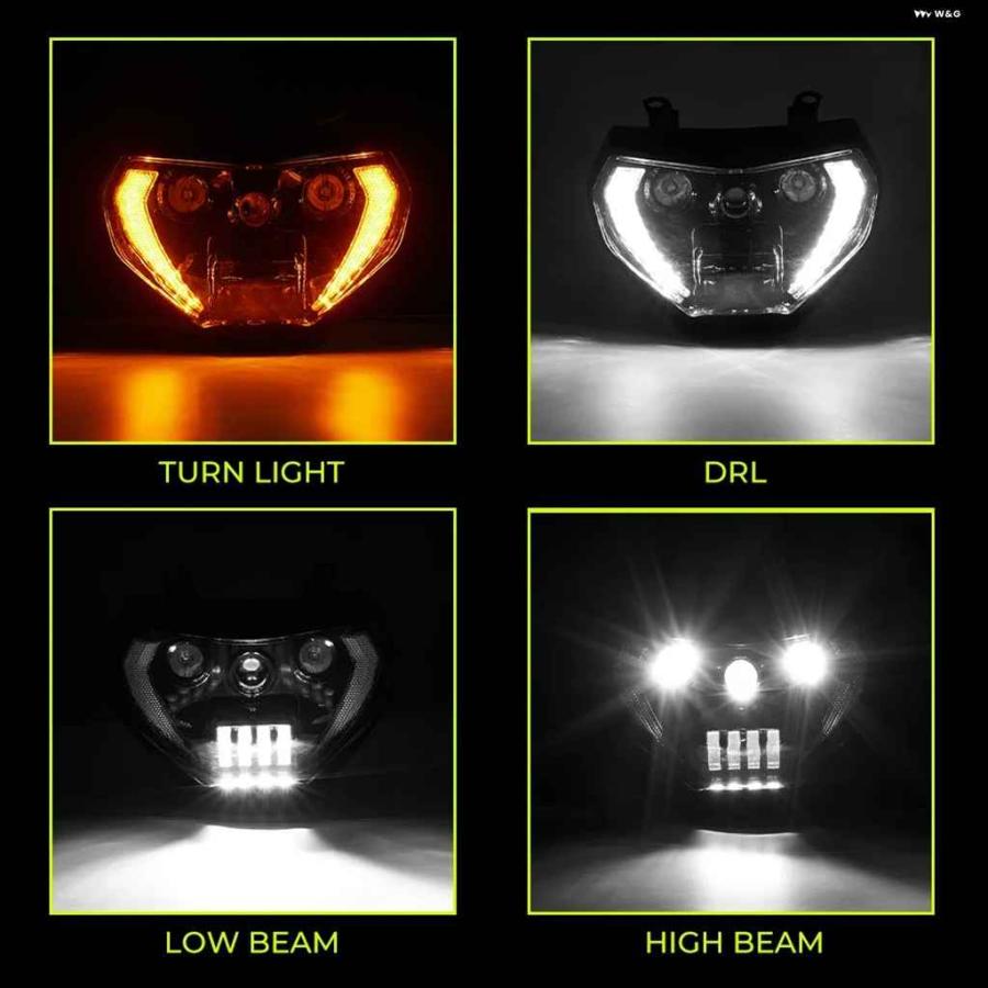 並行輸入品MT07 2018-2020 MT09 ヘッドライト LED ランプ MT-09 ヤマハ ヘッドライト MT09 FZ0_6