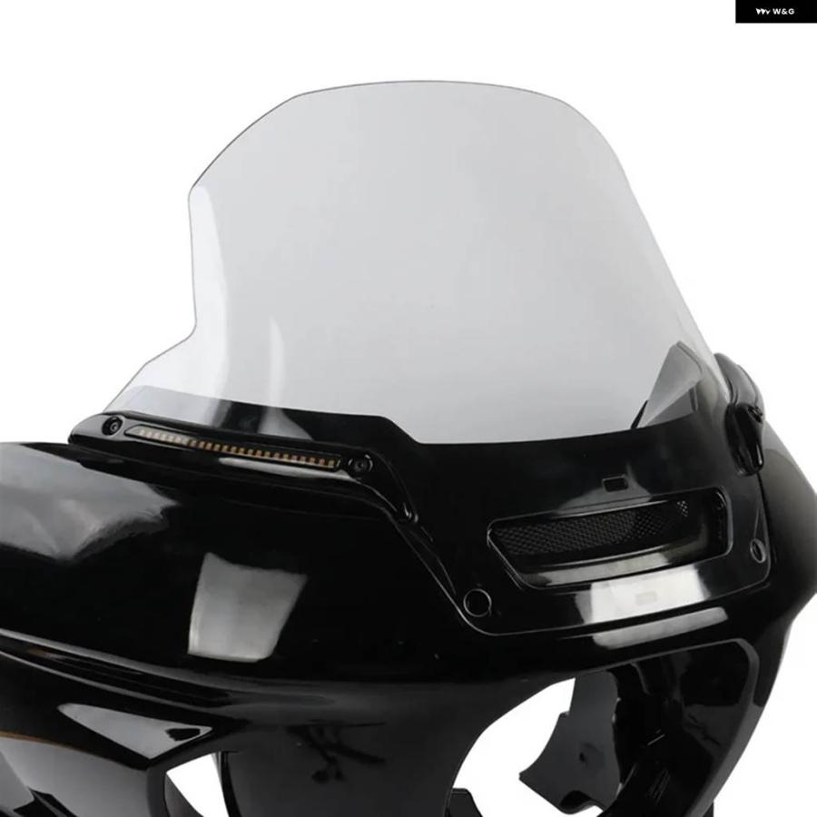 並行輸入品オートバイ ホワイトランライト ウインドシールド 装飾 ライト ソフテイル ローライダー ST エルディアブロ FXRS_2