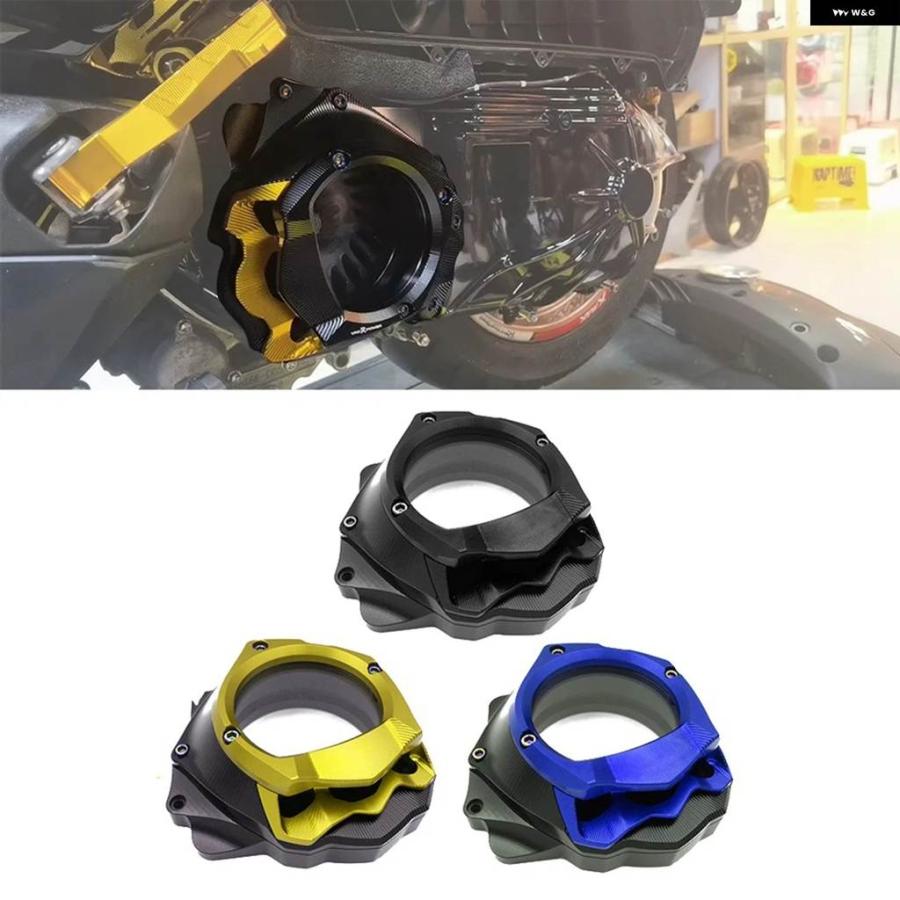 並行輸入品オートバイ 合金 製エアインテークカバー ヤマハ XMAX300 2023 トランス ミッション ボックス ガード エン_2