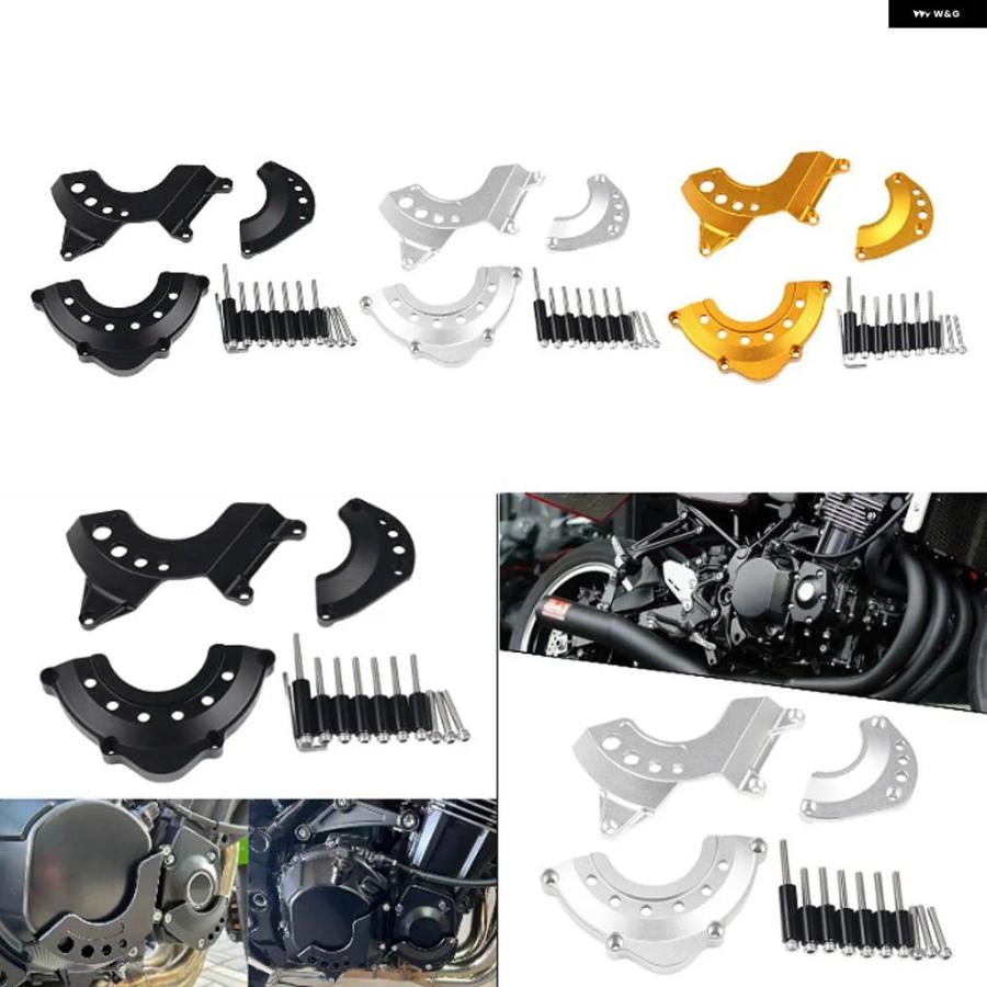 並行輸入品バイク 用 エンジン ガード カバー バイク 用アクセサリー メタル スライダー クラッシュ プロテクター エンジン カ_2