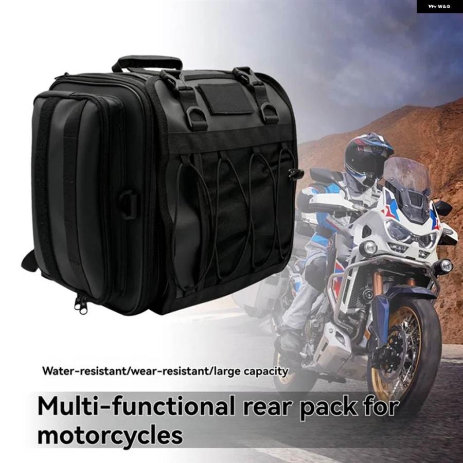 並行輸入品リア サポート バッグ オートバイ アウトドア ツーリング 収納 防水 大容量 ツールキット カスタム パーツ アクセ_3