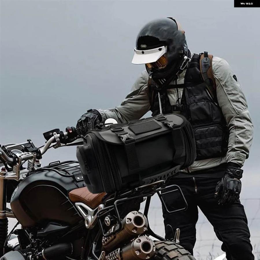 並行輸入品リア サポート バッグ オートバイ アウトドア ツーリング 収納 防水 大容量 ツールキット カスタム パーツ アクセ_4