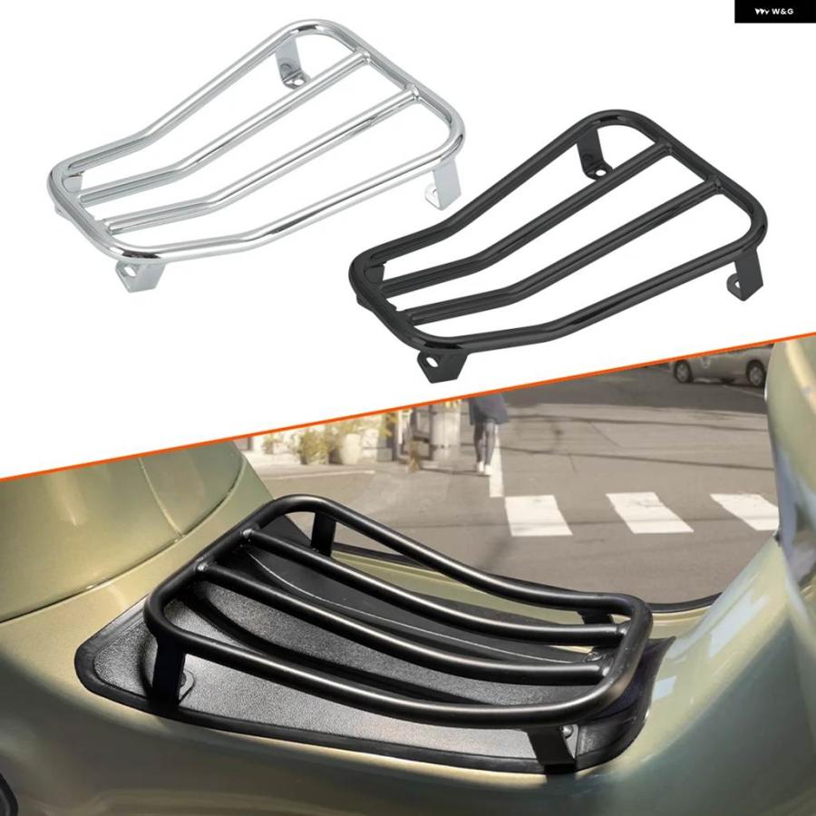 並行輸入品バイク アクセサリー フットペダル リアラゲッジラック ブラケット ホルダー VESPA GT GTS GTV 60 1の画像