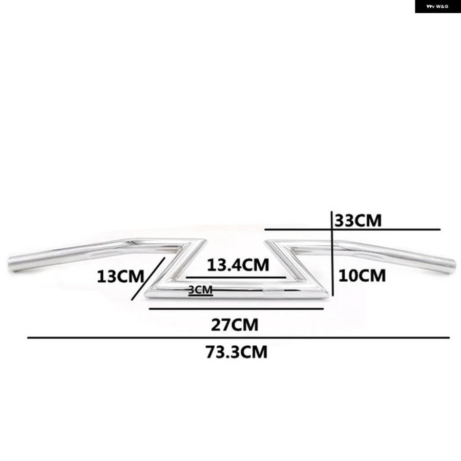 並行輸入品25MM オートバイ ハンドルバー 1インチ チョッパー クルーザー ハンドルバー Zバー ハーレー 883 XL120_2