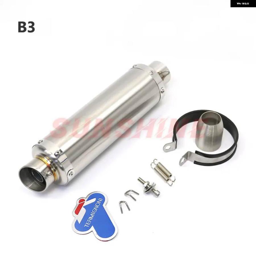 並行輸入品エスケープモト オートバイ 汎用 エキゾーストマフラー 51MM DBキラー モトクロス パイプ CBR1000 FZ6_10