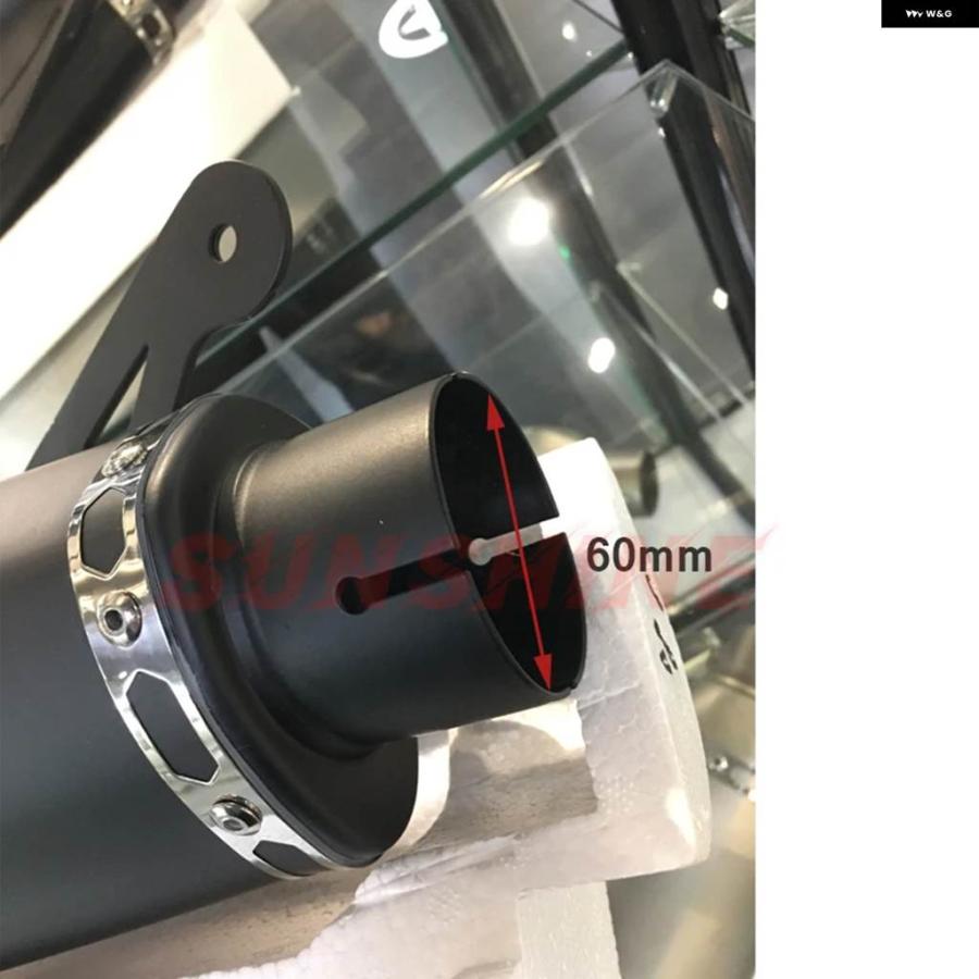 並行輸入品REAL PICTURE 51MM/60MM エキゾースト モトクロス バイク マフラー DBキラー ピット バイク パ_8
