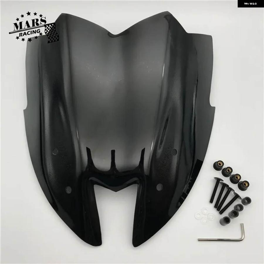 並行輸入品オートバイ レーサーバイザーバイザーウィンドスクリーン ウィンドシールド デフレクター カワサキ Z800 2012 -の画像