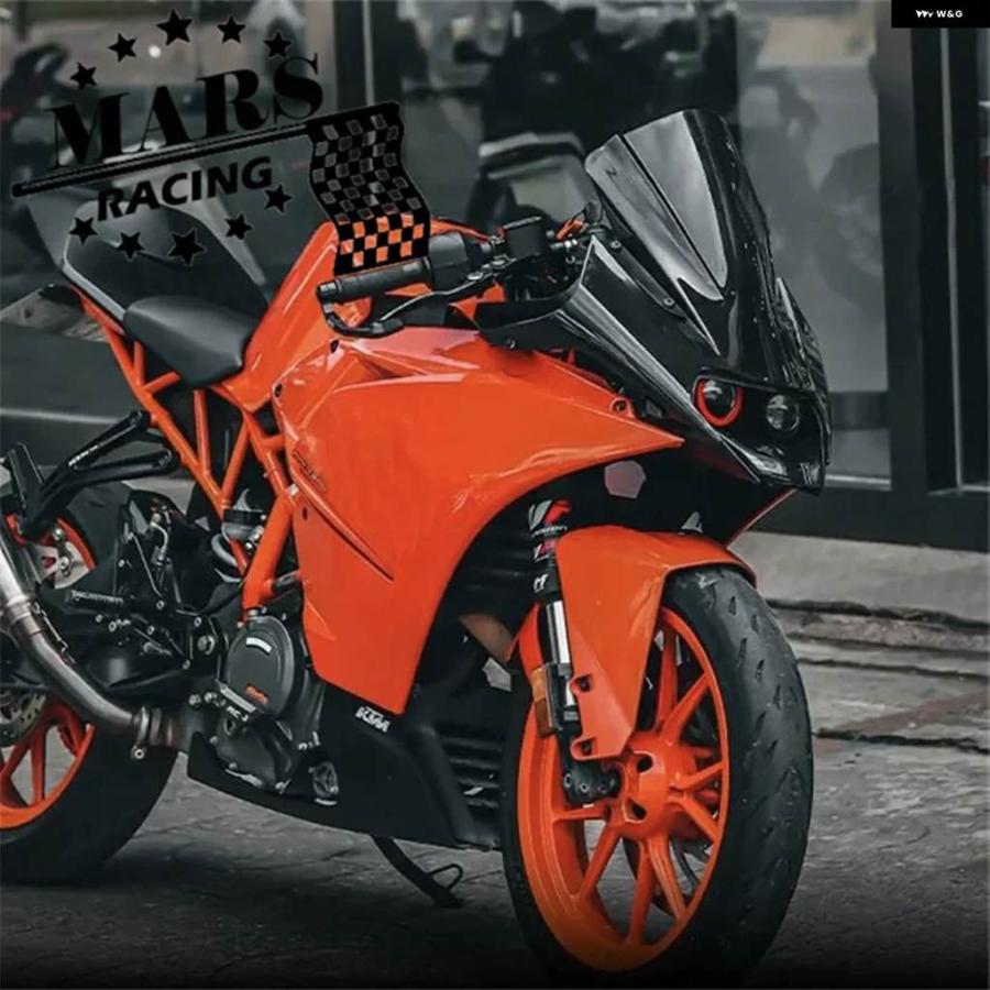 並行輸入品RC390 RC250 RC200 RC125 2014 -2017 - 23 オートバイ 風防 アルミキット デフレク_3