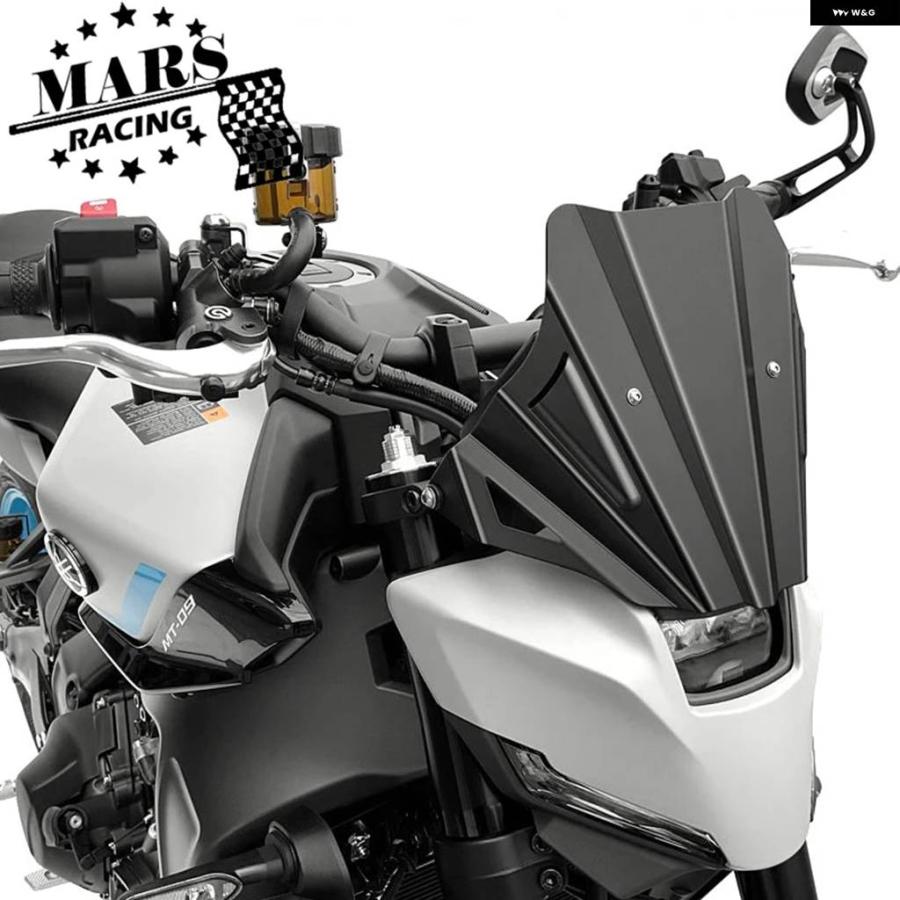 並行輸入品ヤマハ MT09 SP MT-09 2024 - オートバイ アルミスポーツ ウィンドシールド ウィンドスクリーンキット_4