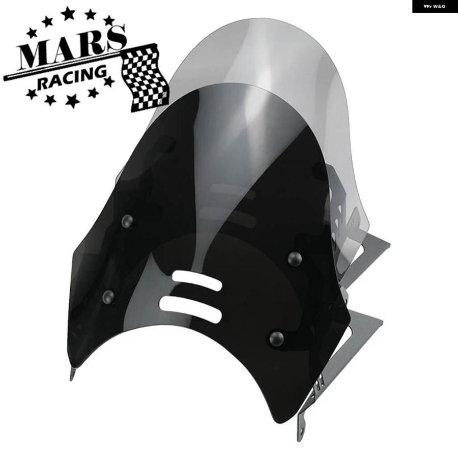 並行輸入品ヤマハ XSR700 XSR700 2022 - バイク ウィンドシールド アルミキット デフレクター カスタム パー_6