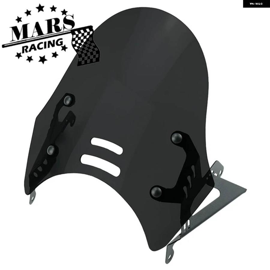 並行輸入品ヤマハ XSR700 XSR700 2022 - バイク ウィンドシールド アルミキット デフレクター カスタム パー_7