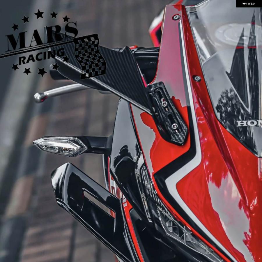 ブランド登録なし - 並行輸入品ホンダ CBR650R CBR500R 2018 - 23 バックミラー 舞台の袖 バックミラー サイドウィング  カス