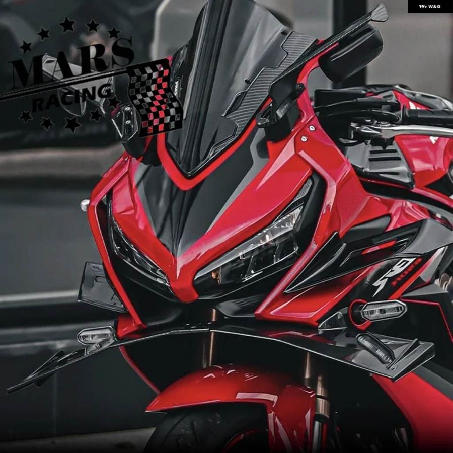 ブランド登録なし - 並行輸入品ホンダ CBR650R CBR500R 2018 - 23 バックミラー 舞台の袖 バックミラー サイドウィング  カス