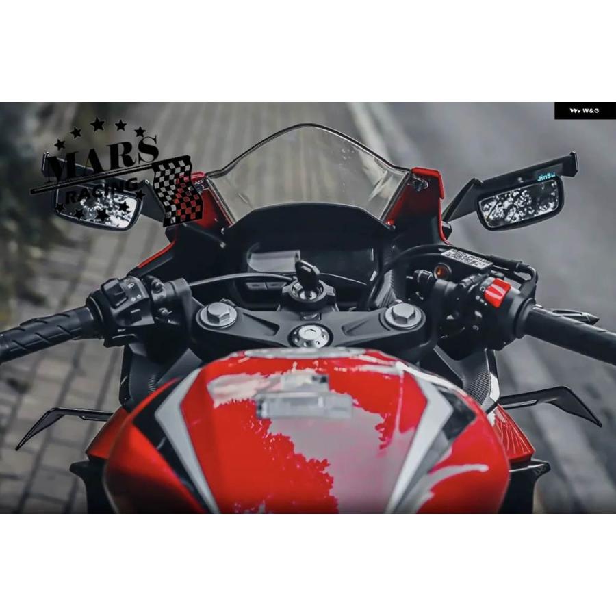 ブランド登録なし - 並行輸入品ホンダ CBR650R CBR500R 2018 - 23 バックミラー 舞台の袖 バックミラー サイドウィング  カス