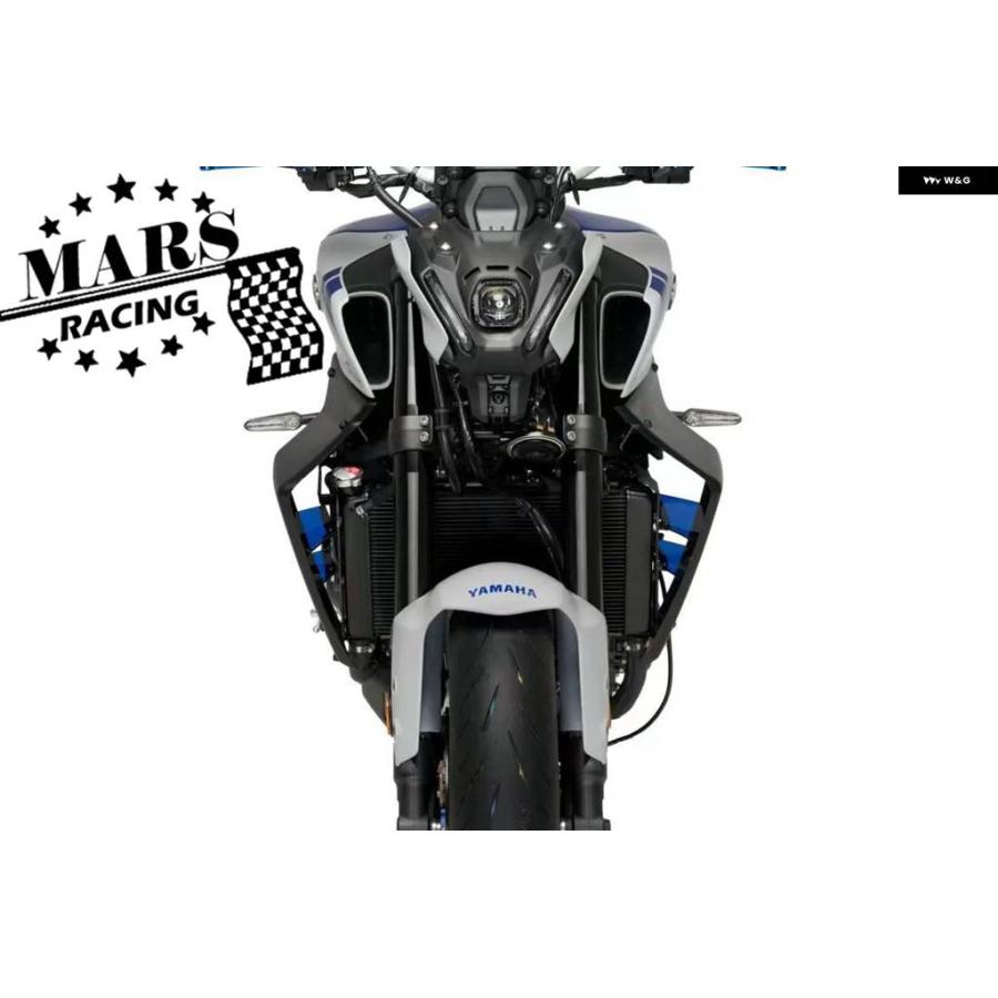 並行輸入品ヤマハ MT-09 FZ09 2021 - 23 オートバイ スポーツ ダウンフォース ネイキッド サイドスポイラー エの画像
