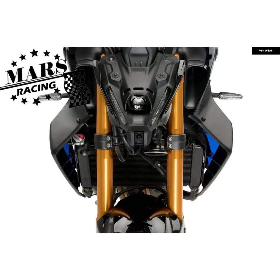 並行輸入品ヤマハ MT-09 FZ09 2021 - 23 オートバイ スポーツ ダウンフォース ネイキッド サイドスポイラー エの画像
