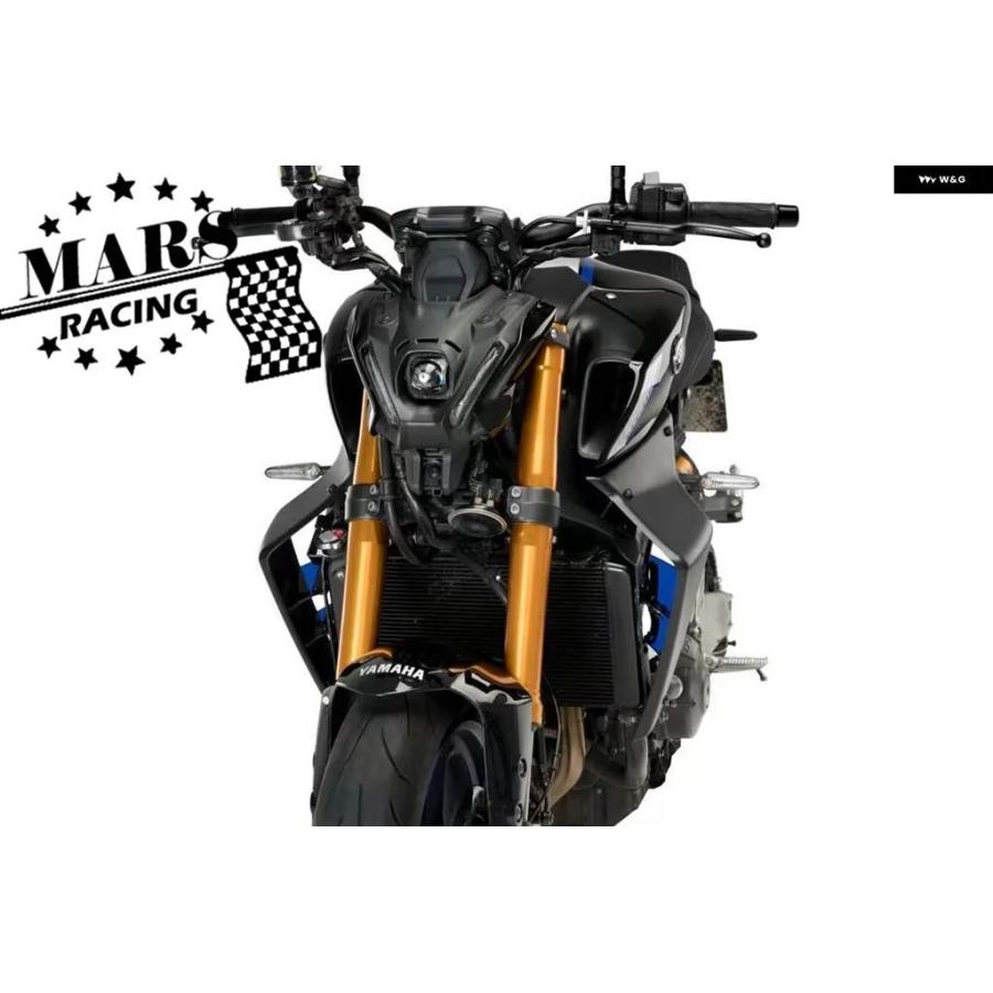 並行輸入品ヤマハ MT-09 FZ09 2021 - 23 オートバイ スポーツ ダウンフォース ネイキッド サイドスポイラー エの画像