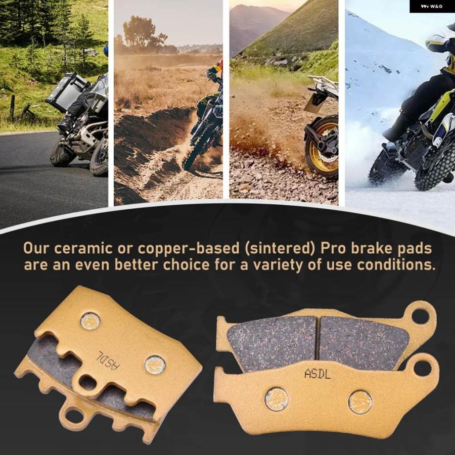 並行輸入品バイク フロントリア ブレーキ パッド BMW R850 R1150 R1200 RT GS ST R1200GS K1200S K1300GT K1300S R 850 1150 R1200RT R1200Sの画像