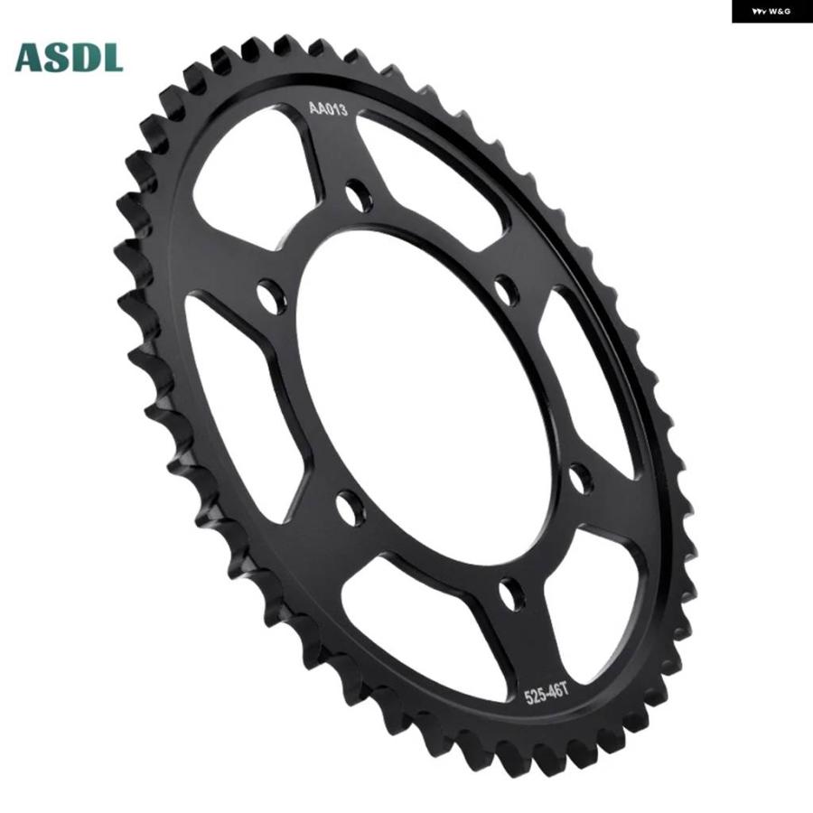 並行輸入品525 45T 46T 20CRMNTI オートバイ リア スプロケット スプロケット ヤマハ YZF-R6 FJ-09 FZ-09 MT-09 XSR900 900 TRACER XTZ690の画像