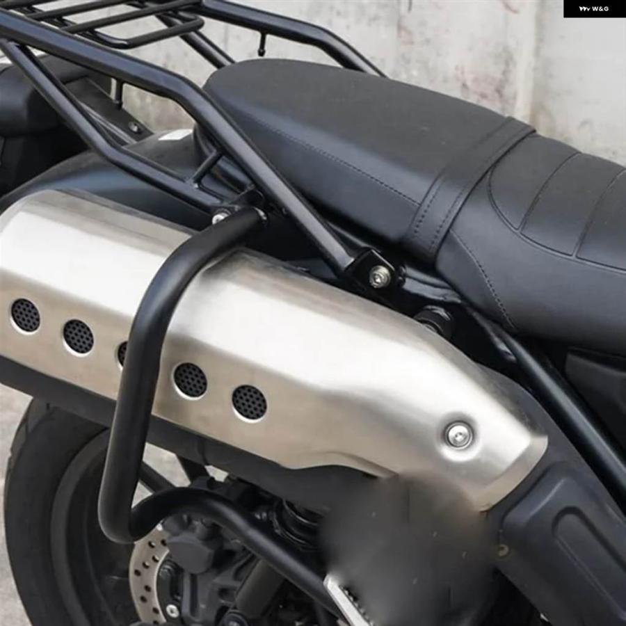 並行輸入品オートバイ 防止火傷防止排気 バンパー ロッドプロテクション ホンダ CL500 CL300 CL 300の画像