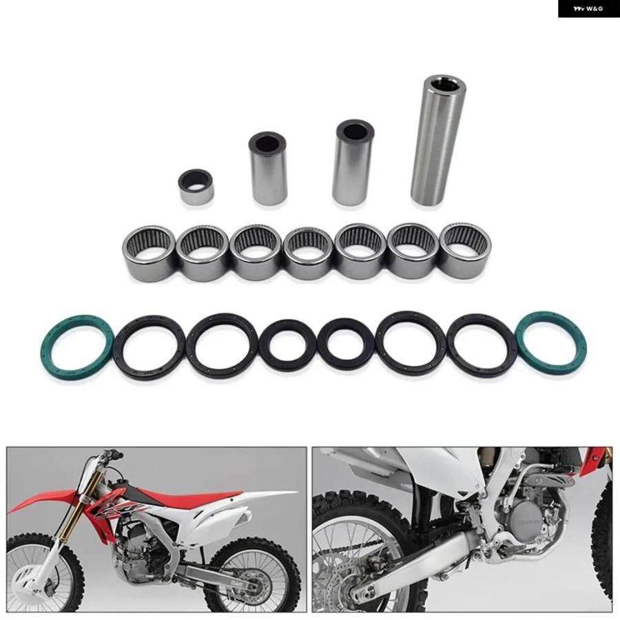 並行輸入品ホンダ CRF250R 2010- 2017 CRF450R 2009- 2016 オートバイ ロッカーアーム リンケージ オイルシール ベアリング ブッシングリペアキットの画像