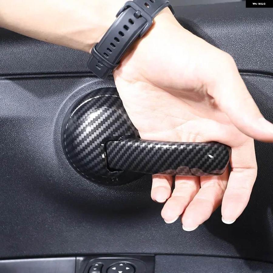 並行輸入品】ABSカーボン インテリア ドアグラブハンドルカバー