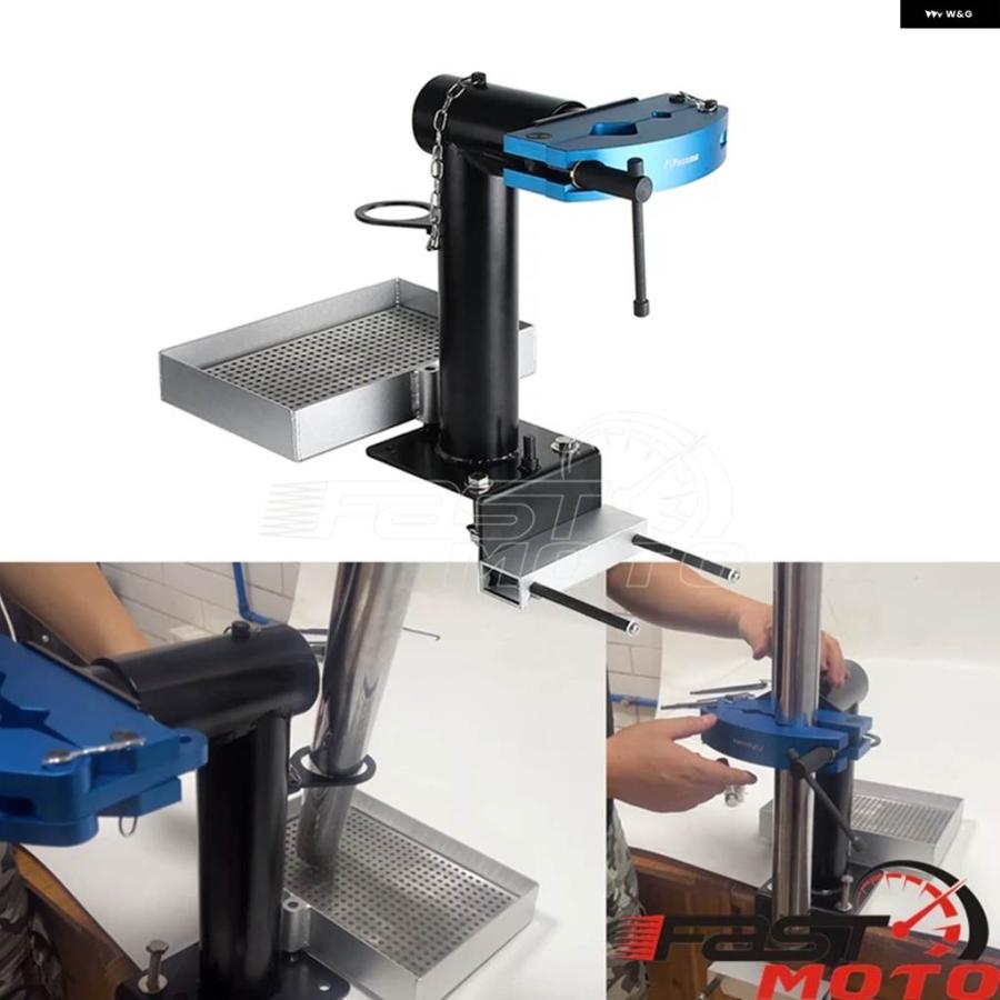 並行輸入品オートバイ ショック フォーク モーションプロピボットサスペンションバイスにはドレインパンショック アブソーバー メンテナンス_6