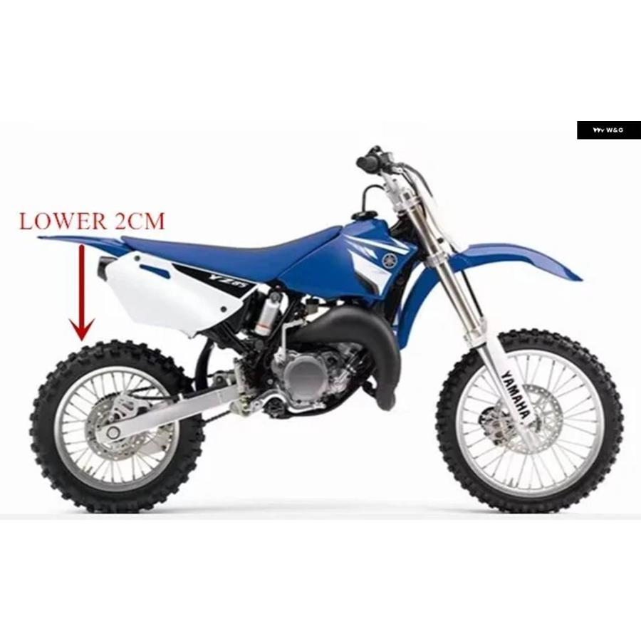 並行輸入品20MM バイク ボディ調整式リアサスペンション下降リンク ヤマハ YZ80 1993-2025 YZ 85 2002-2025の画像