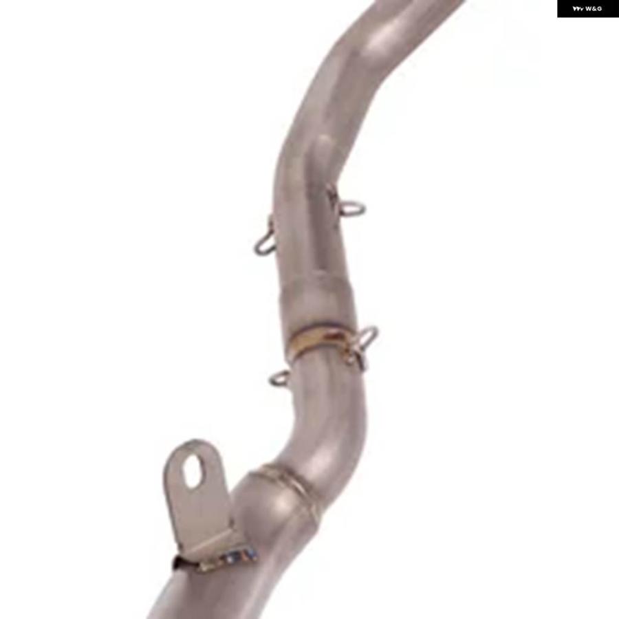 並行輸入品トライアンフ TIGER 850 900 900GT LOW 900RALLY PRO 2020-2021 チタン スリップオンマフラー フロントセクション オートバイの画像