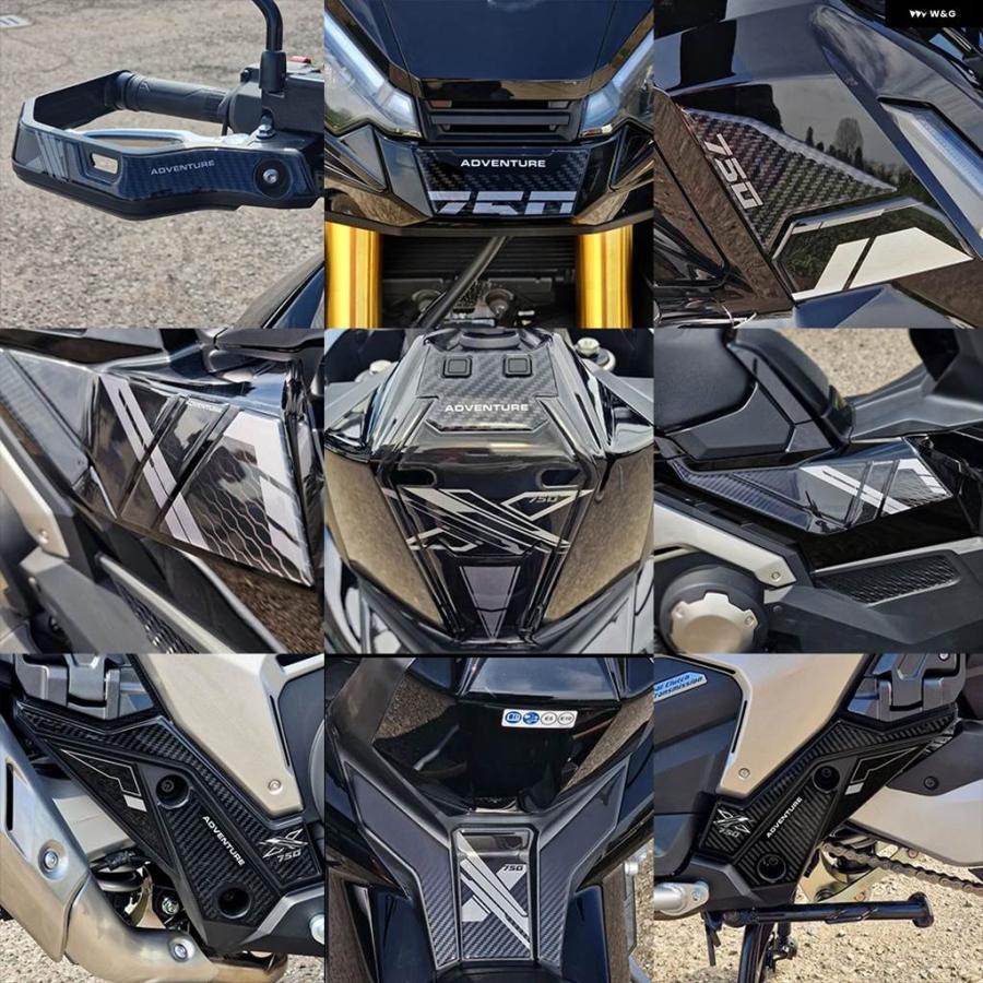 並行輸入品オートバイ ステッカー 3D樹脂 デカール ホンダ X-ADV 750 2025 タンクサイド_10