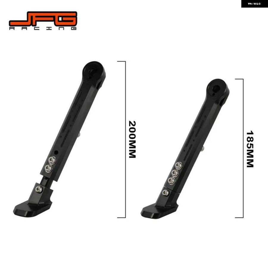 並行輸入品オートバイ 高さキック スタンド スタンド サイド サポート スタンド アルミ ホンダ MSX125 2019-MONKEY125 2019-2025 JFGの画像