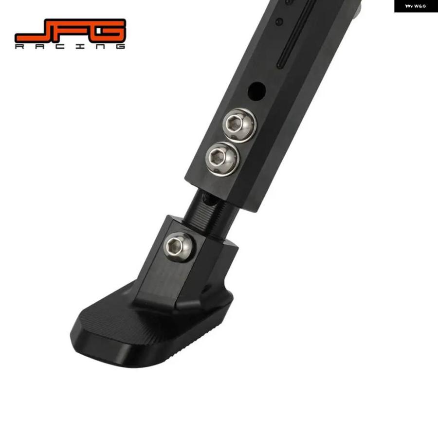 並行輸入品オートバイ 高さキック スタンド スタンド サイド サポート スタンド アルミ ホンダ MSX125 2019-MONKEY125 2019-2025 JFGの画像