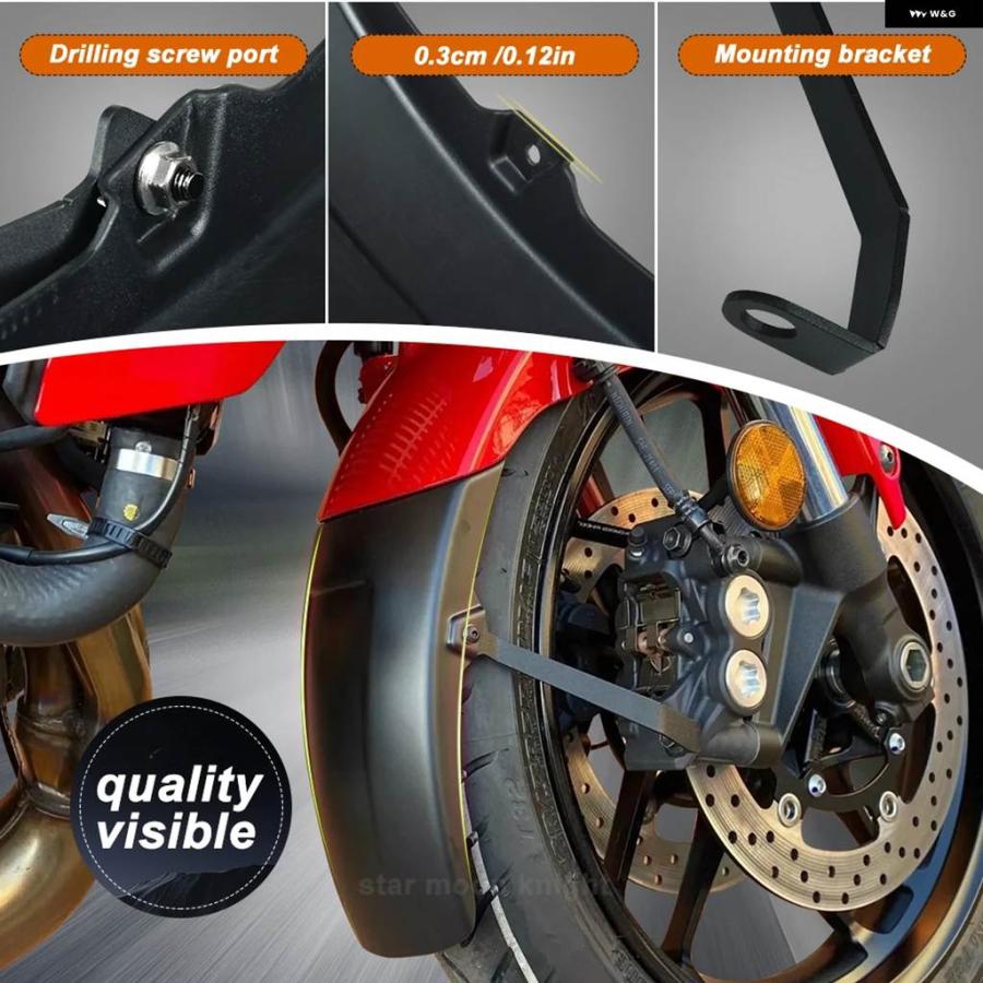 並行輸入品フロントフェンダーエクステンダー フェンダーエクステンション ヤマハ MT-09 SP TRACER 9 TRACER9 GT 2021- XSR 900 XSR900_6