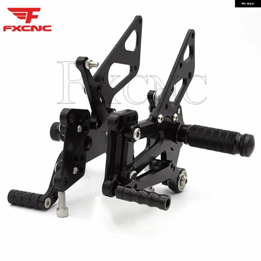 並行輸入品BMW S1000RR HP4 2009-2014 オートバイ リアセット フットレスト 調整可能 アルミ CNC フットペグ リアセット_4