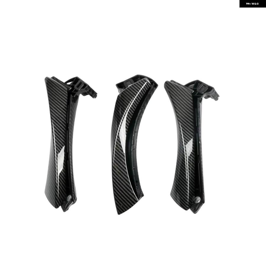 並行輸入品3ピース インテリア ドアプルハンドルカバー アセンブリ BMW 3シリーズ 323 325 328 330 335 E90 E91 E92 E93 2005-2013