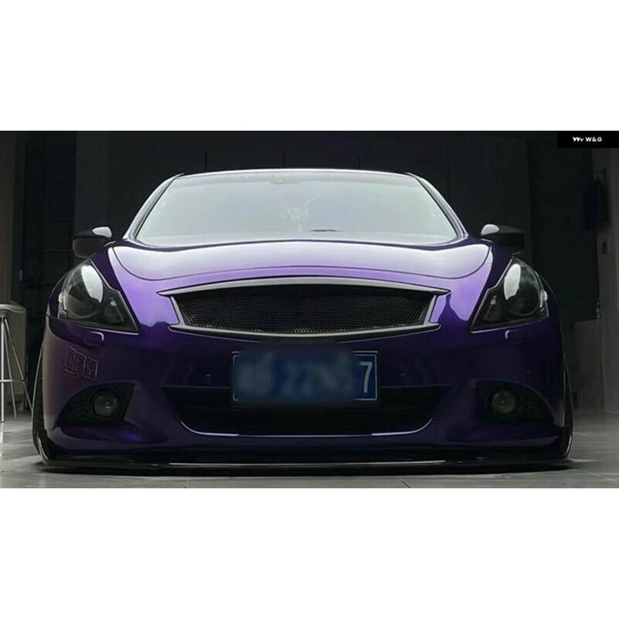 並行輸入品外装 フロント グリル バンパー フード メッシュ グリッド インフィニティ G G37 スカイライン 2010-2014 セダン 4ドア_7