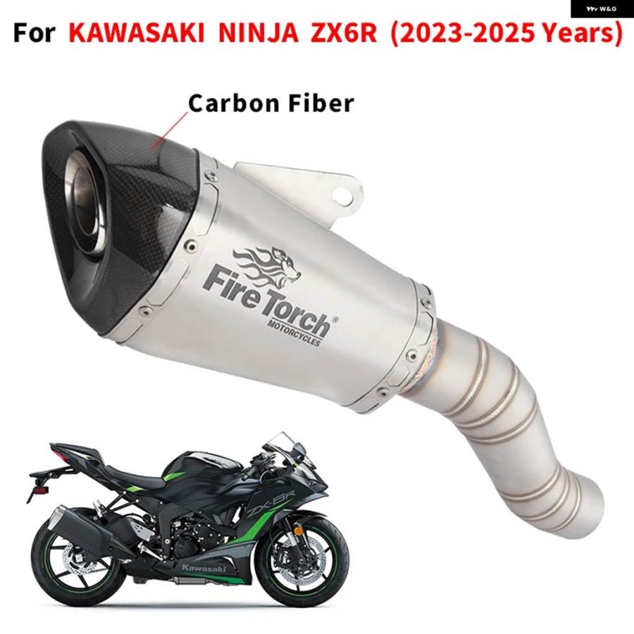 並行輸入品】スリップオン カワサキ ZX6R ZX-6R 2023 - 2025