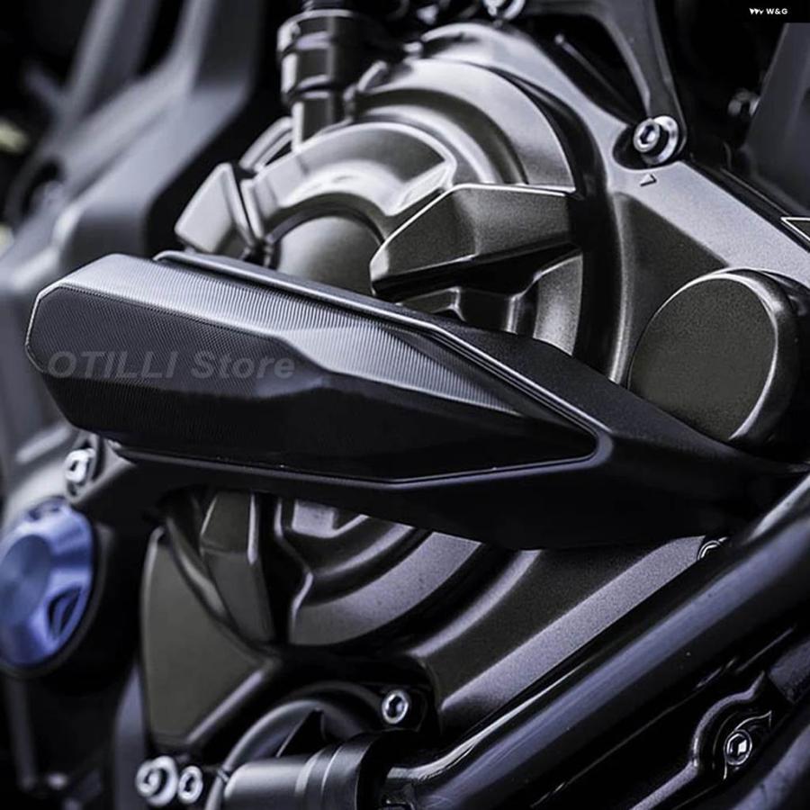 並行輸入品オートバイ アクセサリー ヤマハ MT07 MT-07 2024 トレーサー7 トレーサー700 2021 エンジン パルスタイミングカバー ガード クラッシュ スラの画像
