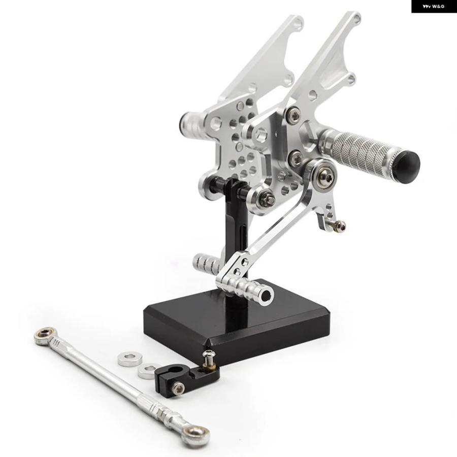 並行輸入品カワサキ ZX14 /ZZR1400 2006-2011 オートバイ フットレスト リアセット フットペグ CNC アルミ ペダル フットペグ リアセット