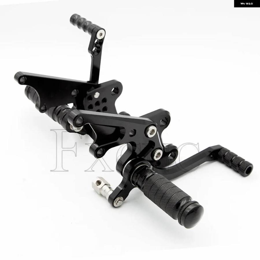 並行輸入品カワサキ ZX14 /ZZR1400 2006-2011 オートバイ フットレスト リアセット フットペグ CNC アルミ ペダル フットペグ リアセット