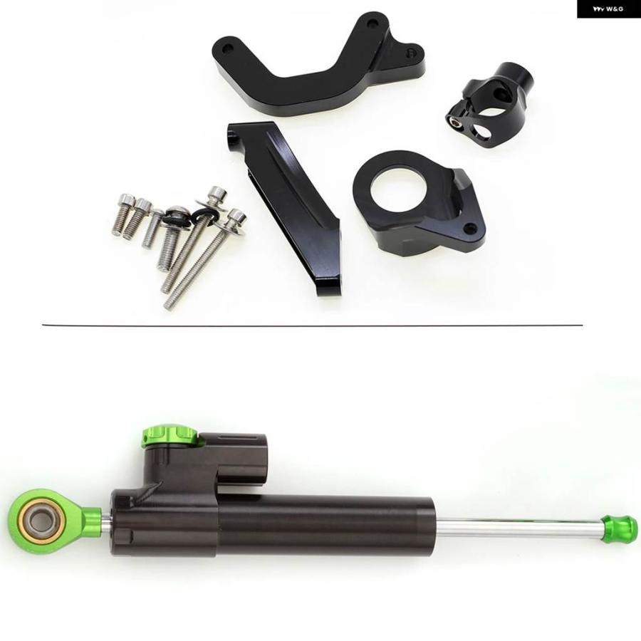 並行輸入品スズキ GSXR1000 K9 2009-2015 カーボン バイク ダンパー アルミ バイク スタビライザー マウント マウント ブラケット サポート キット_12