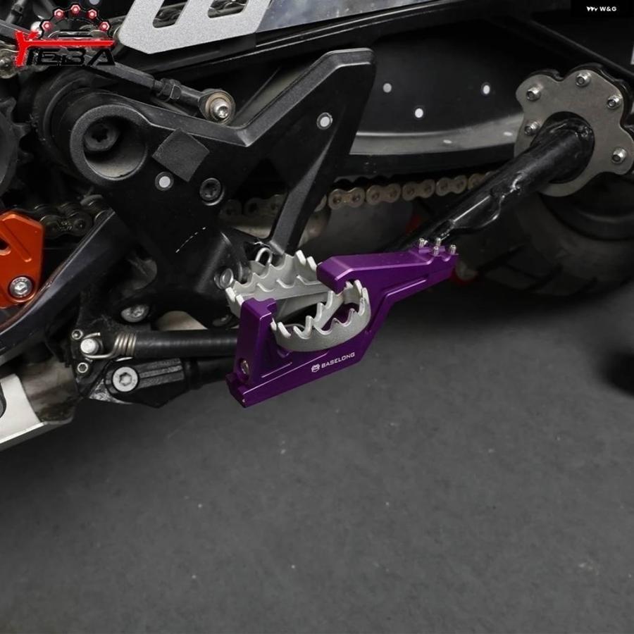 並行輸入品ホンダ CR80R/CR85R/CR125R/CR250R/CR500R / CRF110R / CRF150R / CRF250R / CRF450R 1973-2025 助手席側 フットペグ エクステンション_12
