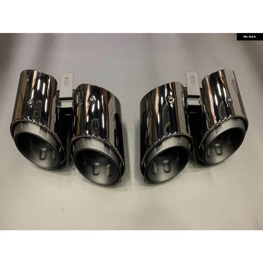 並行輸入品車用リア排気チップ マフラー パイプ テール パイプ エア アウトレット ベント ポルシェ パナメーラ 971 2017 - 21