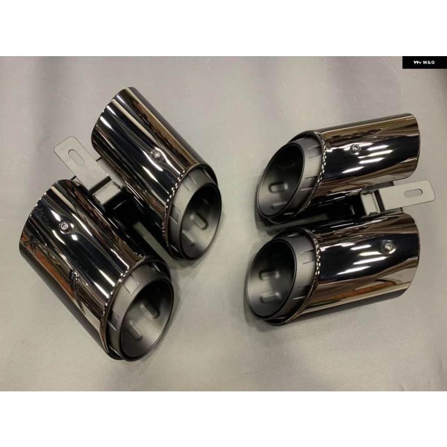 並行輸入品車用リア排気チップ マフラー パイプ テール パイプ エア アウトレット ベント ポルシェ パナメーラ 971 2017 - 21