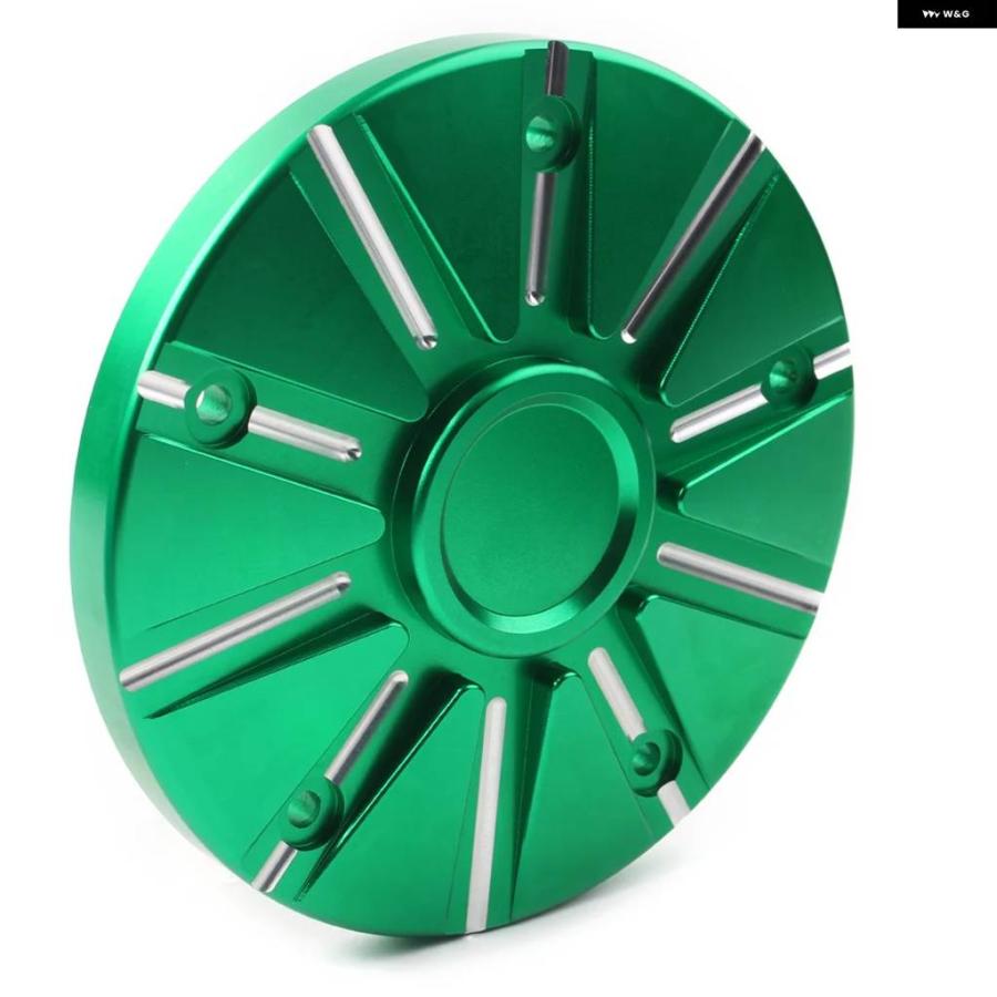 並行輸入品バイク エンジン カバー プロテクター ガード カワサキ VULCAN S 650 2015-2021 CAFE 650 2018 - 21 アルミ ブラック/グリーン_6