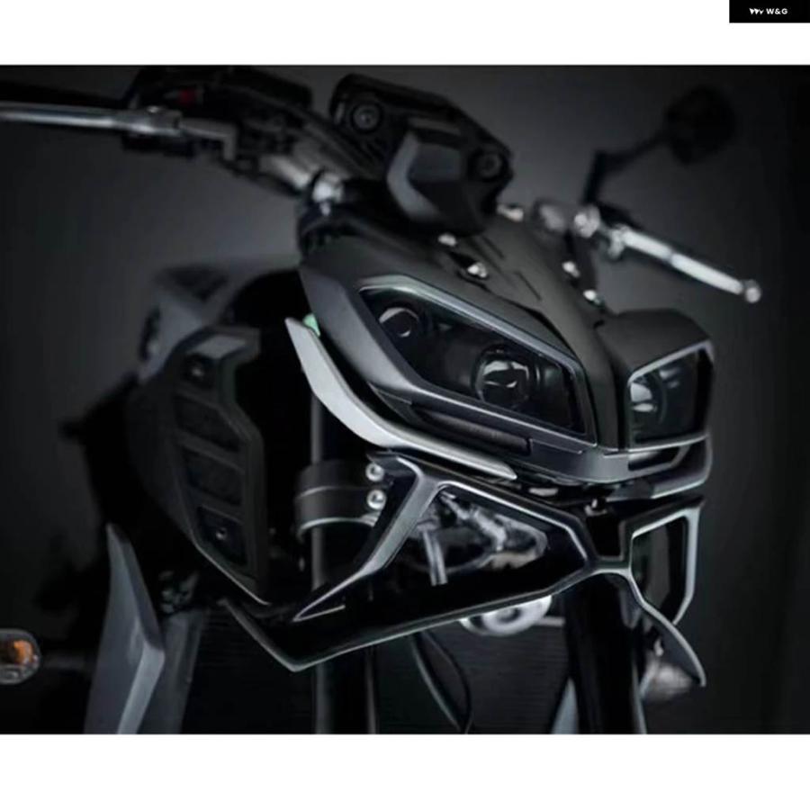 並行輸入品ヤマハ MT-09 MT09 SP 2017 - 20 ブラック バイク アクセサリー MT09 フロントダウンフォース_3