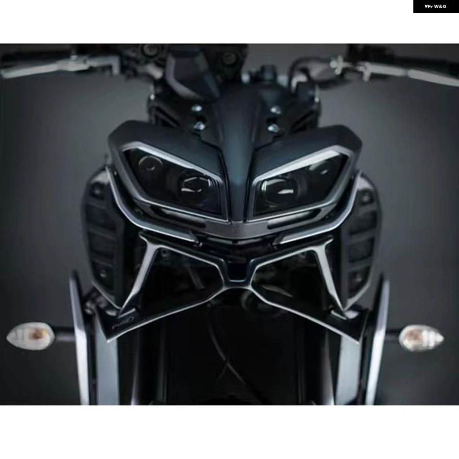 並行輸入品ヤマハ MT-09 MT09 SP 2017 - 20 ブラック バイク アクセサリー MT09 フロントダウンフォース_4