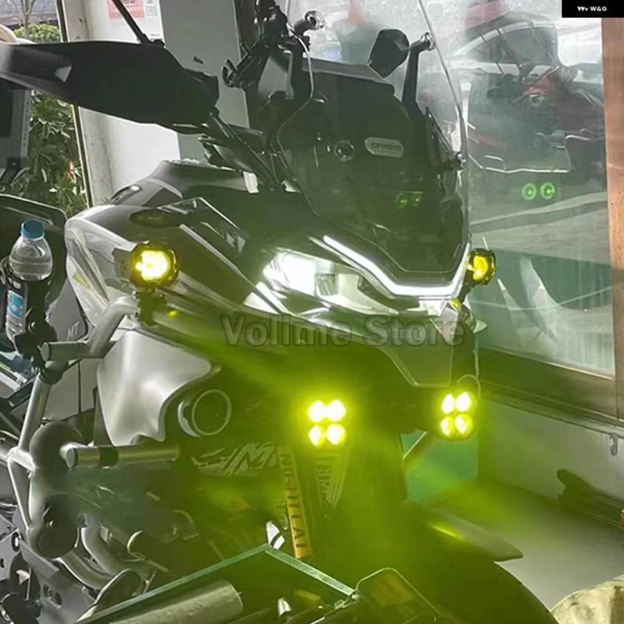 並行輸入品CFMOTO 800MT アクセサリー フォグランプ 補助ライト ブラケット オートバイ 800MT フォグランプ ドラ_3