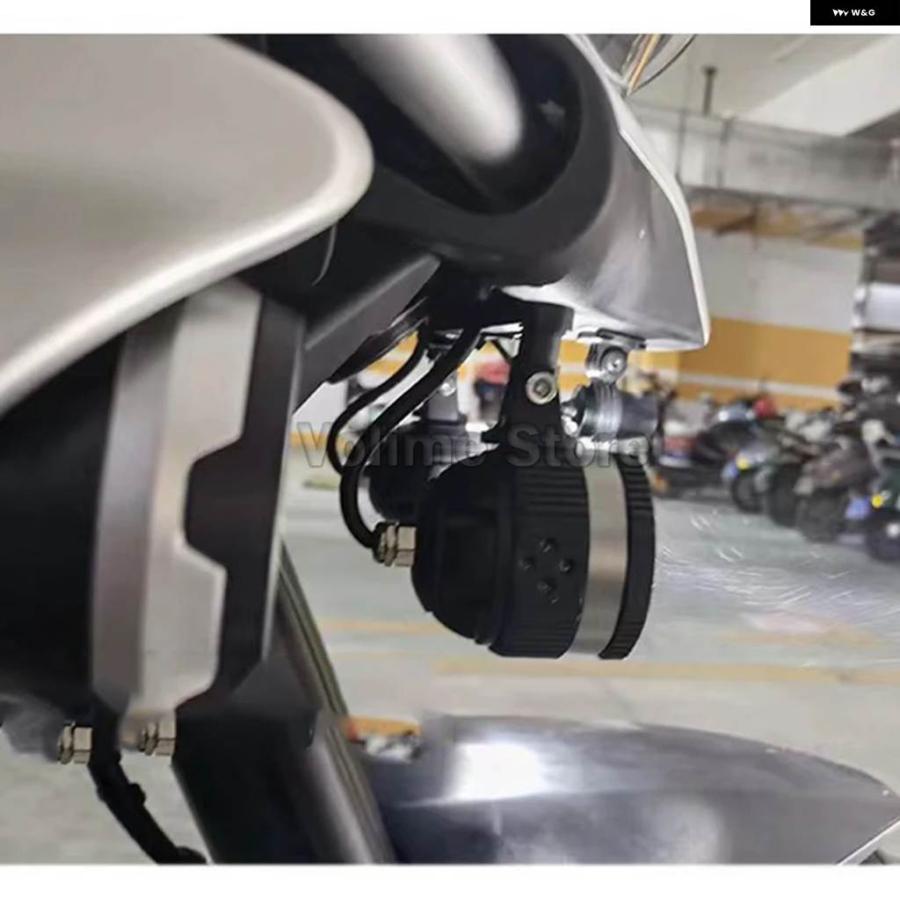 並行輸入品CFMOTO 800MT アクセサリー フォグランプ 補助ライト ブラケット オートバイ 800MT フォグランプ ドラ_6