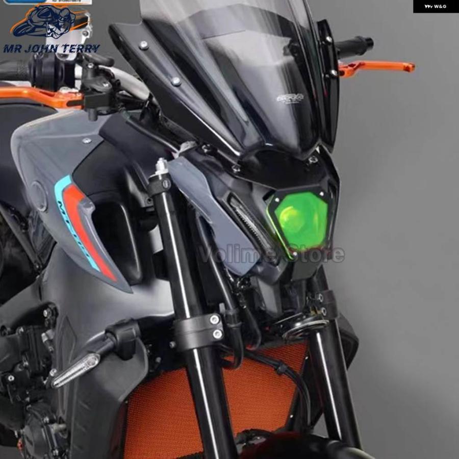 並行輸入品バイク アクセサリー ヘッドランプ ヤマハ MT09 2021 2022- ヘッドライト プロテクター スクリーン ヘッ_11